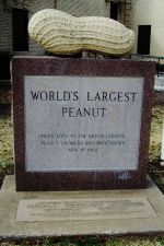 World's Largest Peanut in Durant Oklahoma