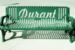 Green Durant OK Bench's By Chamber of Commerce